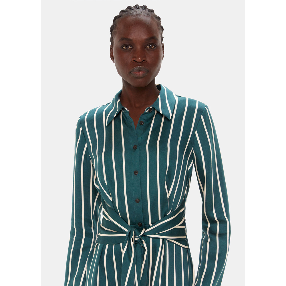 Multi stripe 2024 shirt dress